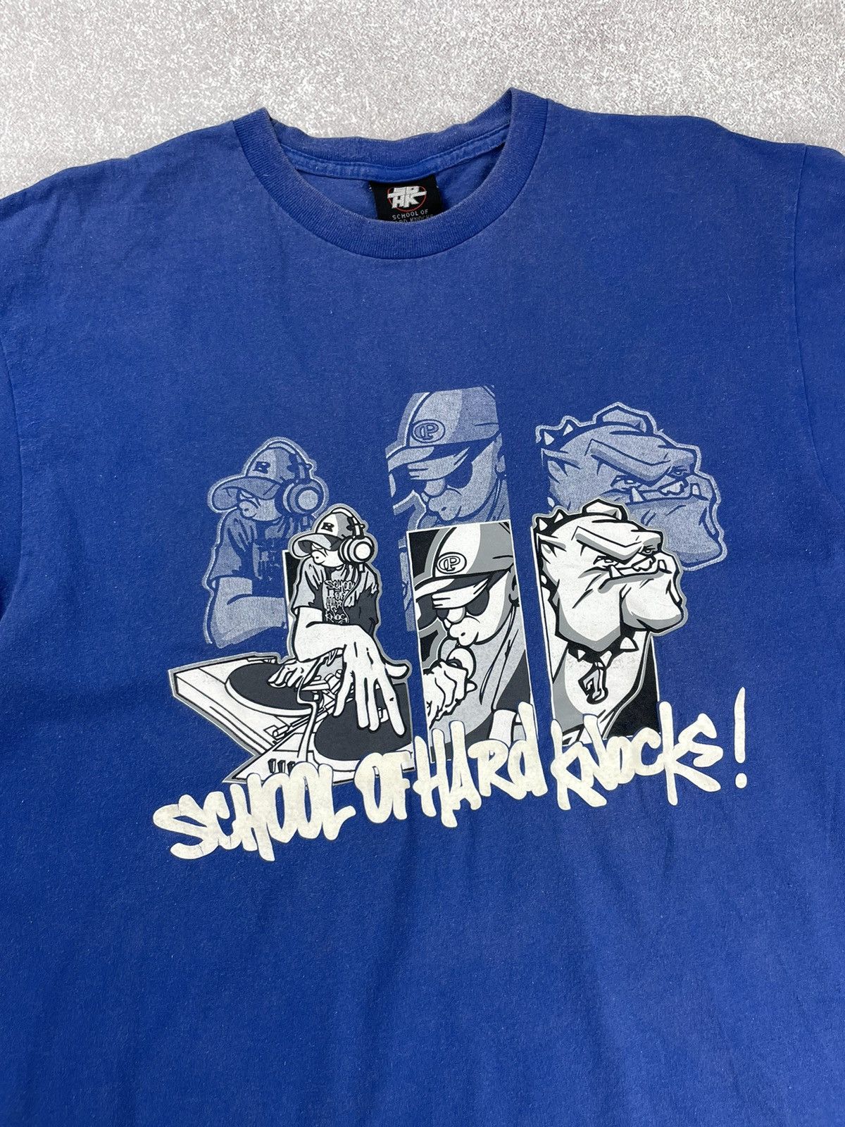 Japanese Brand × Vintage Vintage School Of Hard Knock Hip Hop Tee T Shirt Size US L / EU 52-54 / 3 - 2 Thumbnail