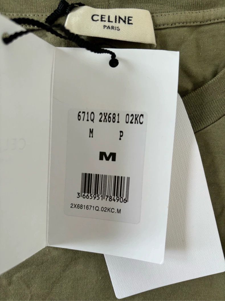 Celine CELINE Logo Print Short Sleeve TShirt Size US M / EU 48-50 / 2 - 5 Thumbnail
