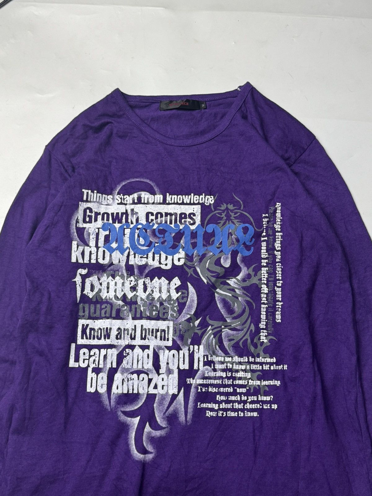 Beauty Beast × Hysteric Glamour × Japanese Brand Introtech Tribal Poem Japanese Long Sleeve Size US M / EU 48-50 / 2 - 3 Thumbnail