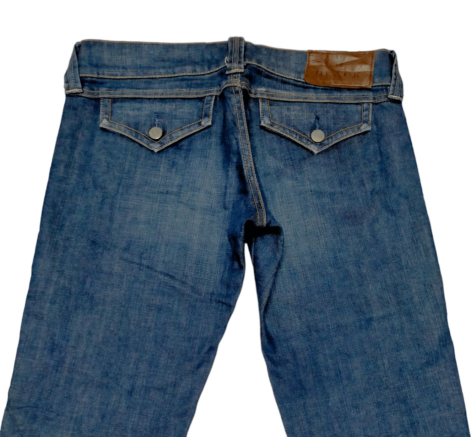 Japanese Brand Flare Jeans Black by Moussy Low Rise Boot cut Size 30" / US 8 / IT 44 - 9 Thumbnail