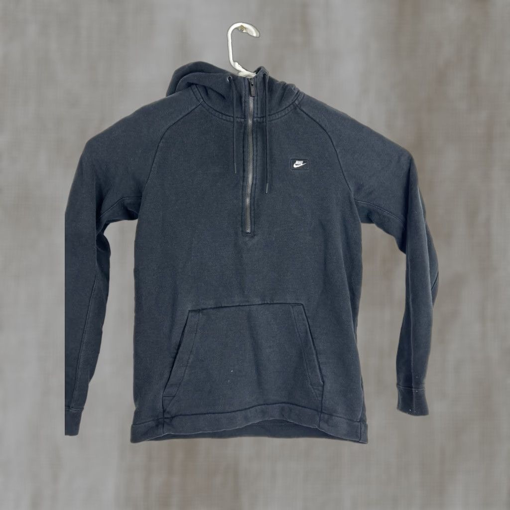 Nike Nike Modern Half Zip Hoodie Sweatshirt Pullover Black 805132-010 Mens Size M Size US XXL / EU 58 / 5 - 1 Thumbnail