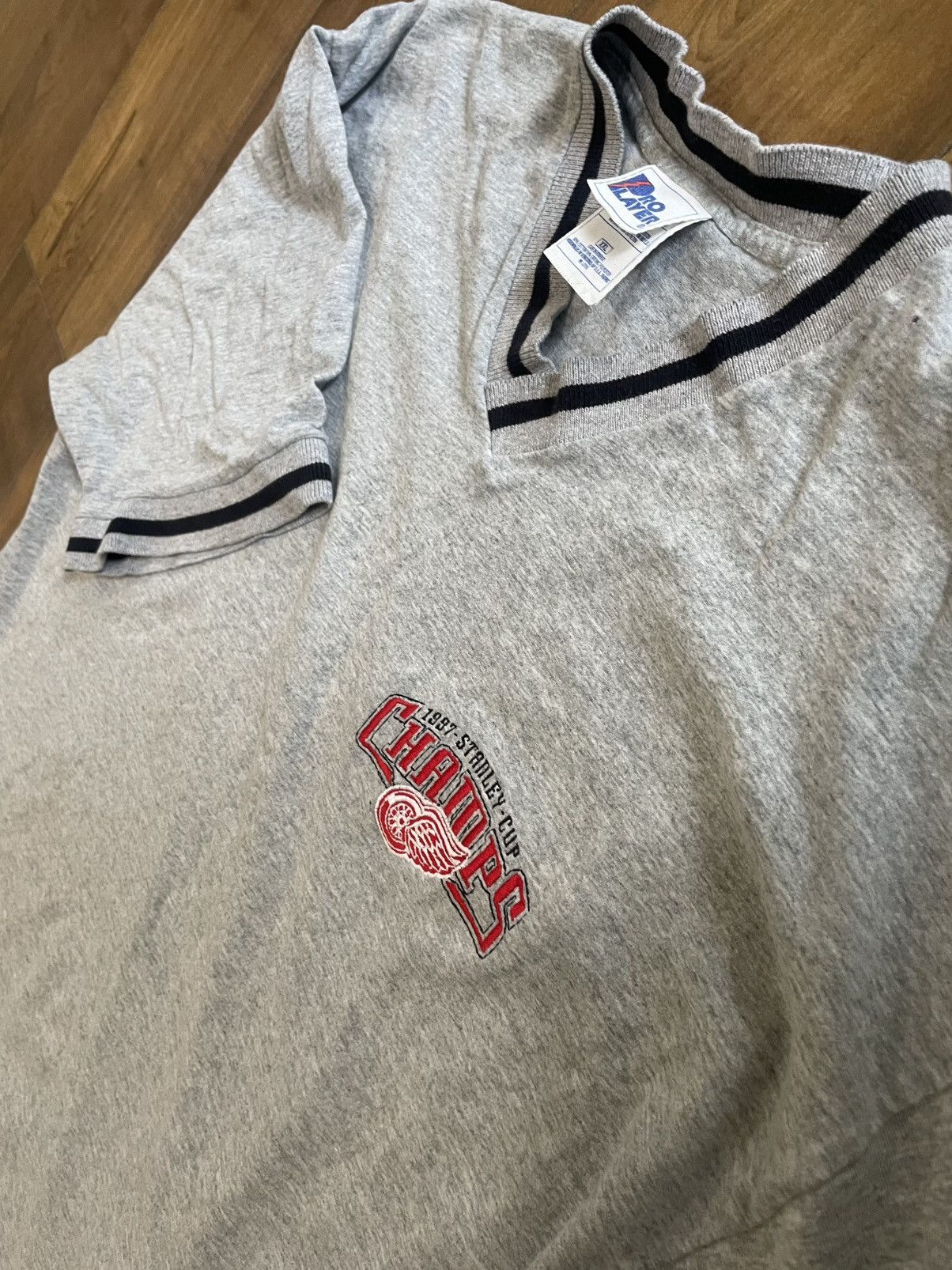 Pro Player 90s Pro Player Red Wings 🪽 Tee Size US XXL / EU 58 / 5 - 2 Thumbnail