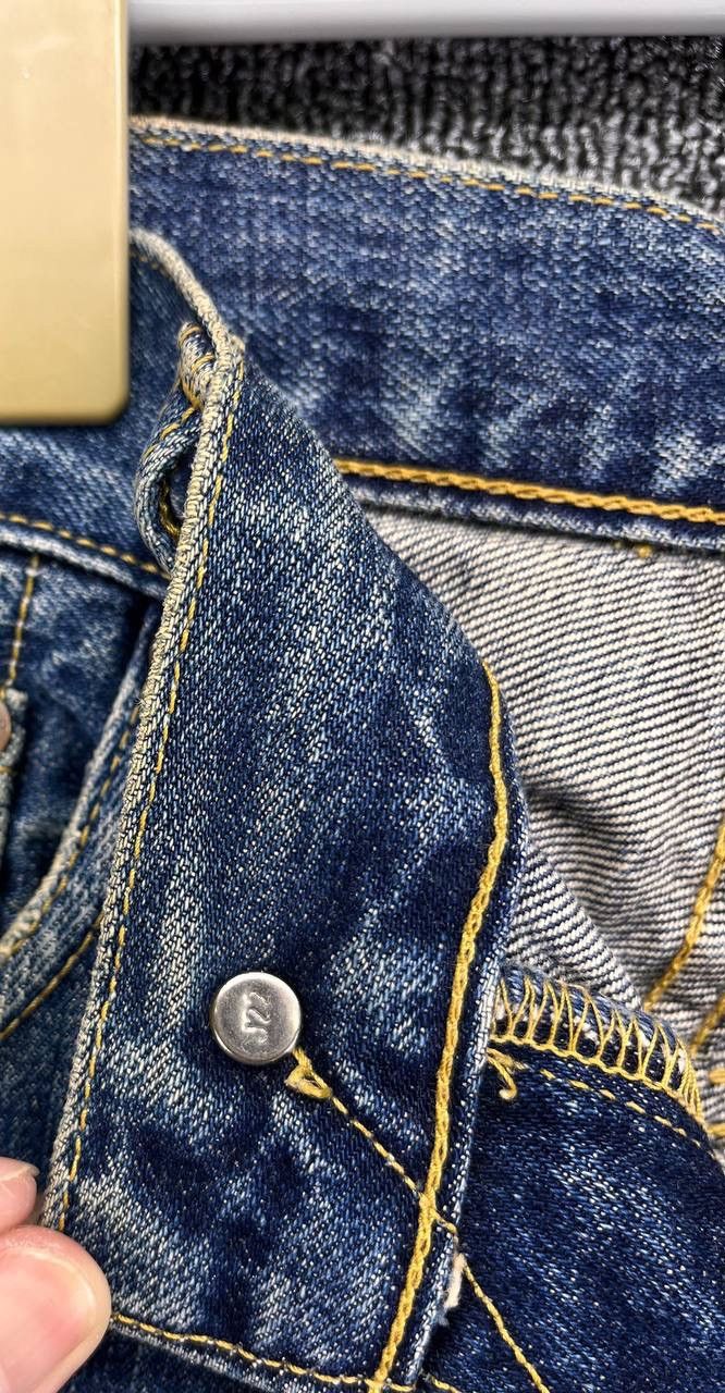 Levi's Vintage 90’s LEVIS 702xx Big E Selvedge Redline Buckle Back Size US 29 - 7 Thumbnail