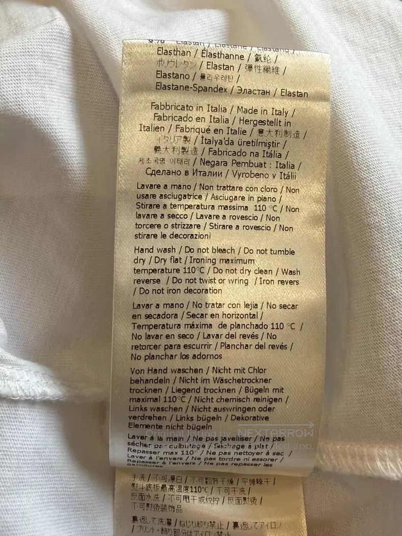 Fendi Fendi White Zip Pocket Short Sleeve T-Shirt Size S / US 4 / IT 40 - 7 Thumbnail