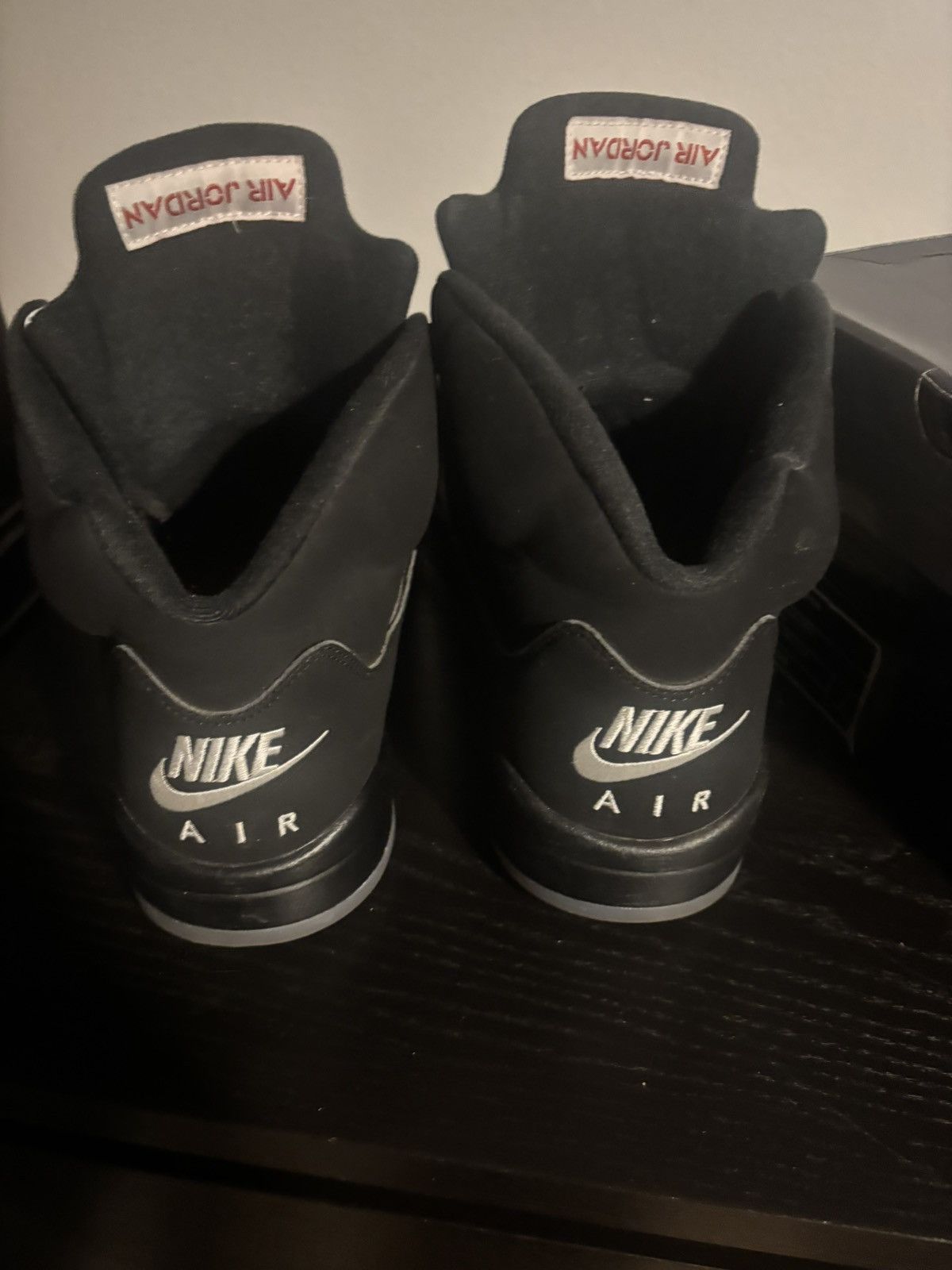 Jordan Brand Jordan 5 Black Metallic 2016 Size US 12 / EU 45 - 18 Thumbnail