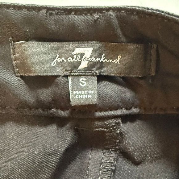 7 For All Mankind 7 For All Mankind Women’s Wide-Leg Black Dress Pants Size S Size 27" / US 4 / IT 40 - 6 Thumbnail
