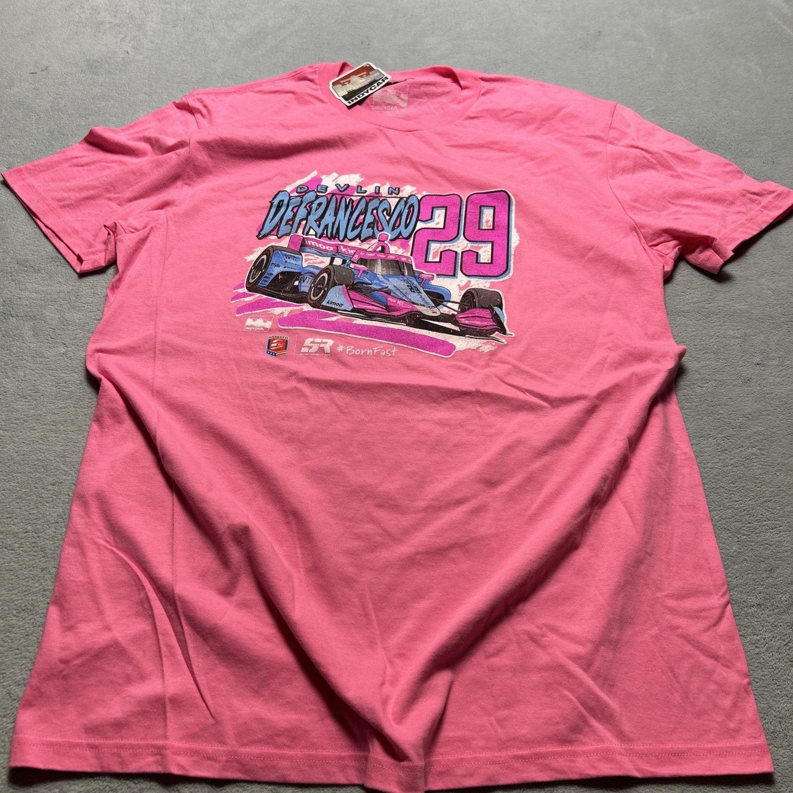 Harley Davidson Devil In Defrancesco 29 IndyCar NASCAR Shirt Large Formula 1 Size L / US 10 / IT 46 - 9 Thumbnail