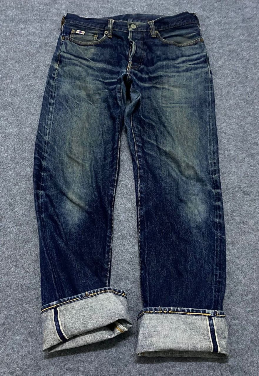 Japanese Brand 💥Rare💥Vintage Studio D Artisan Selvedge Distressed Denim Size US 33 - 3 Thumbnail