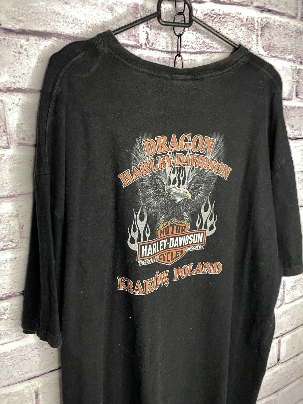 Vintage Men's vintage Harley Davidson Poland tee T-Shirt Size US XXL / EU 58 / 5 - 9 Thumbnail