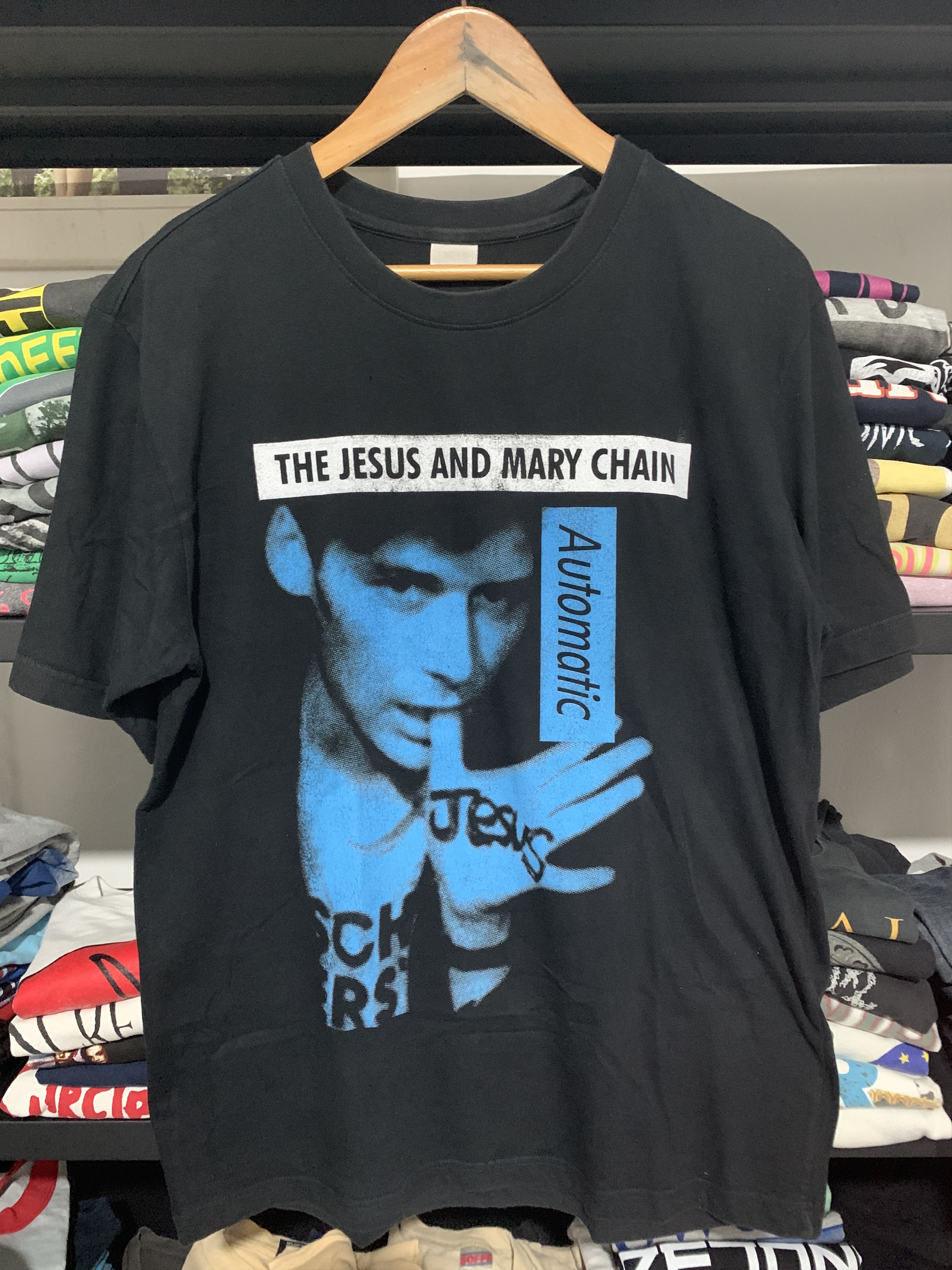 image of The Jesus And Mary Chain Autometic in Black, Men's (Size Large)