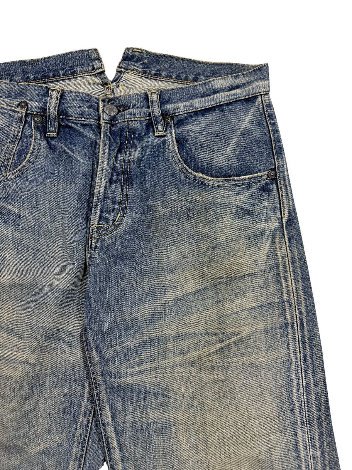 Hysteric Glamour Vtg💥Hysteric Glamour Salvedge Buckle Back Wash Denim Size US 33 - 8 Thumbnail