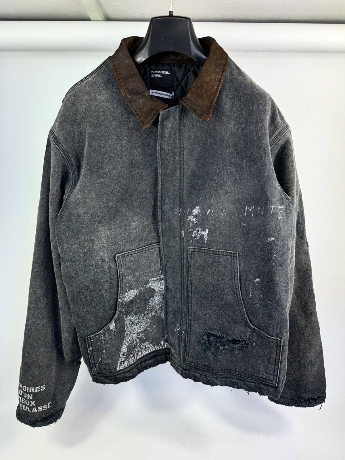 Enfants Riches Deprimes DISTRESSED DENIM JACKET Size US XL / EU 56 / 4 - 2 Thumbnail