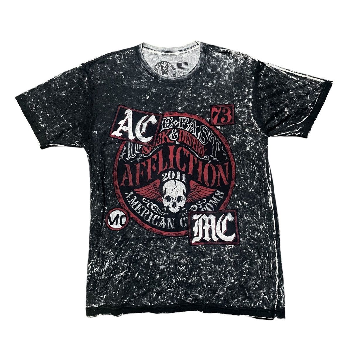 Affliction 💥Affliction American Custom Bleach Shirt Size US L / EU 52-54 / 3 - 1 Thumbnail