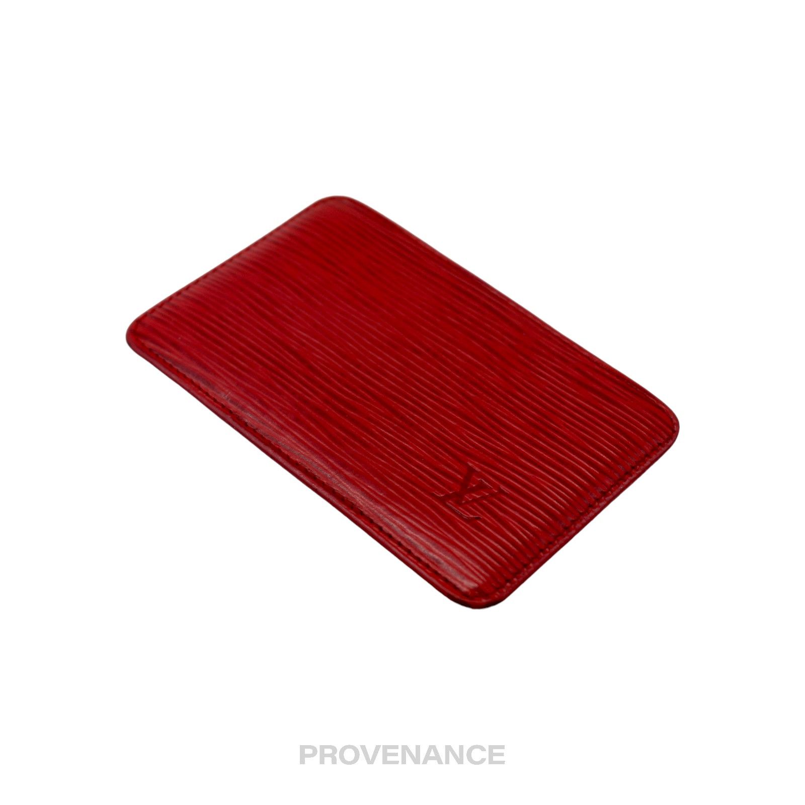 Louis Vuitton 🔴 Louis Vuitton Card Holder Wallet - Red Epi Leather Size ONE SIZE - 4 Thumbnail