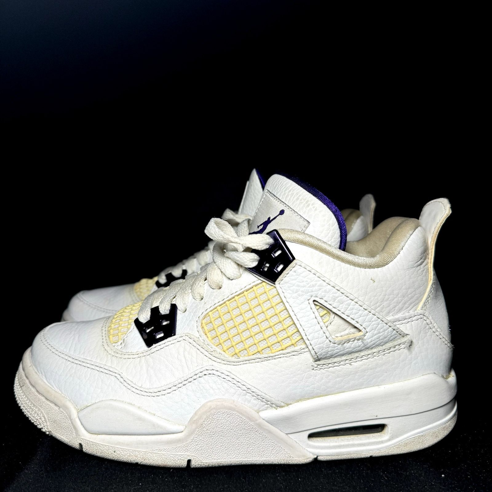 Jordan Brand × Nike Size 5 - Air Jordan 4 Retro GS Purple Metallic Men's Shoes Size US 5 / EU 37 - 9 Thumbnail