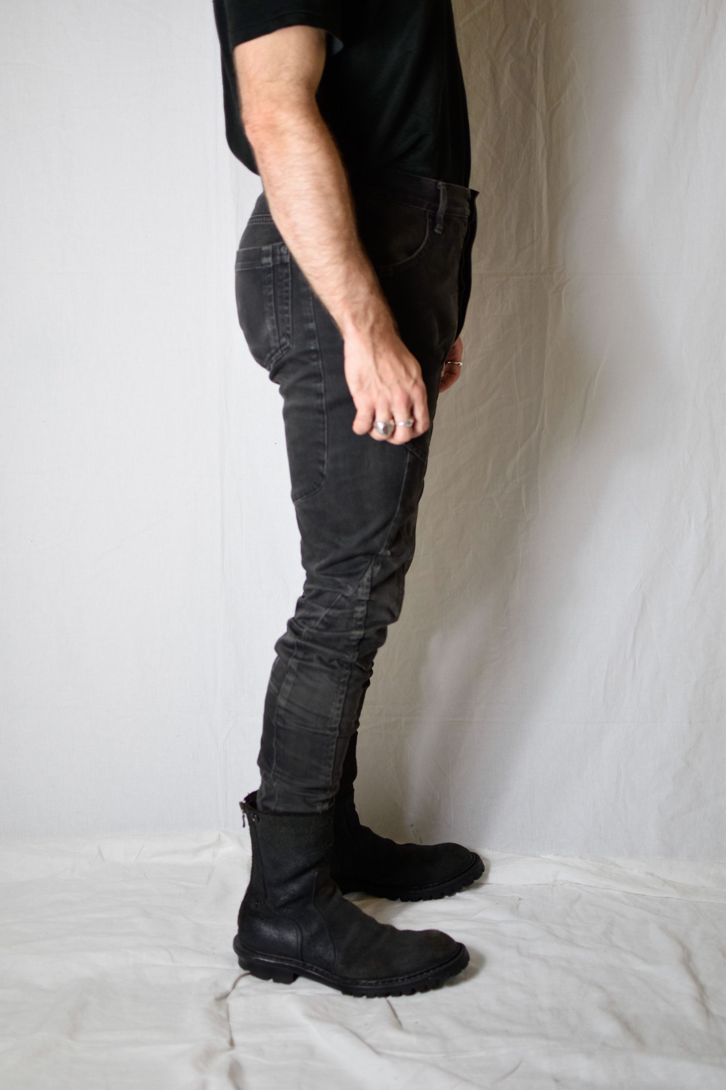 Julius Julius SS12 Edge Knit Denim Pants - 377PAM11 Size US 30 / EU 46 - 5 Thumbnail