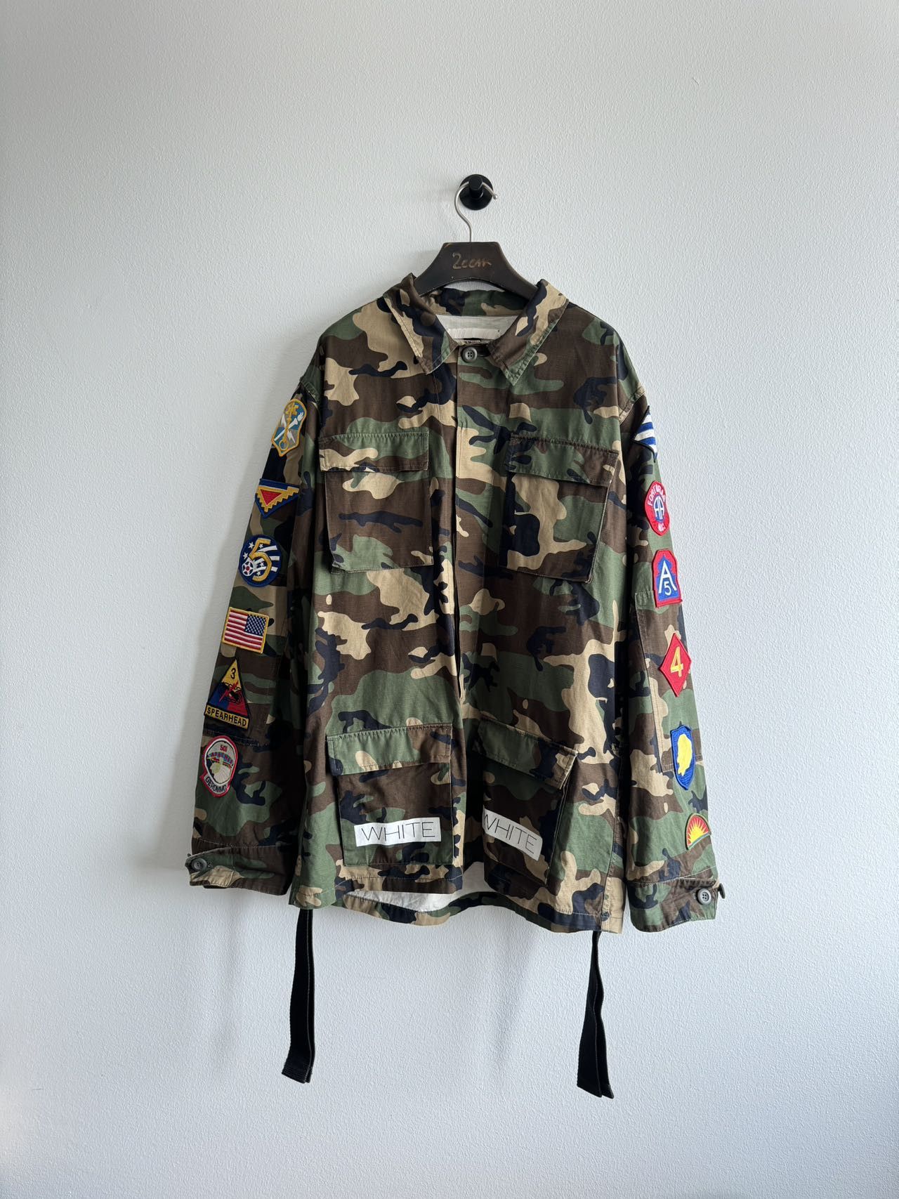 Off-White Off-White Virgil Abloh Vintage Camouflage Jacket Size US XL / EU 56 / 4 - 1 Thumbnail