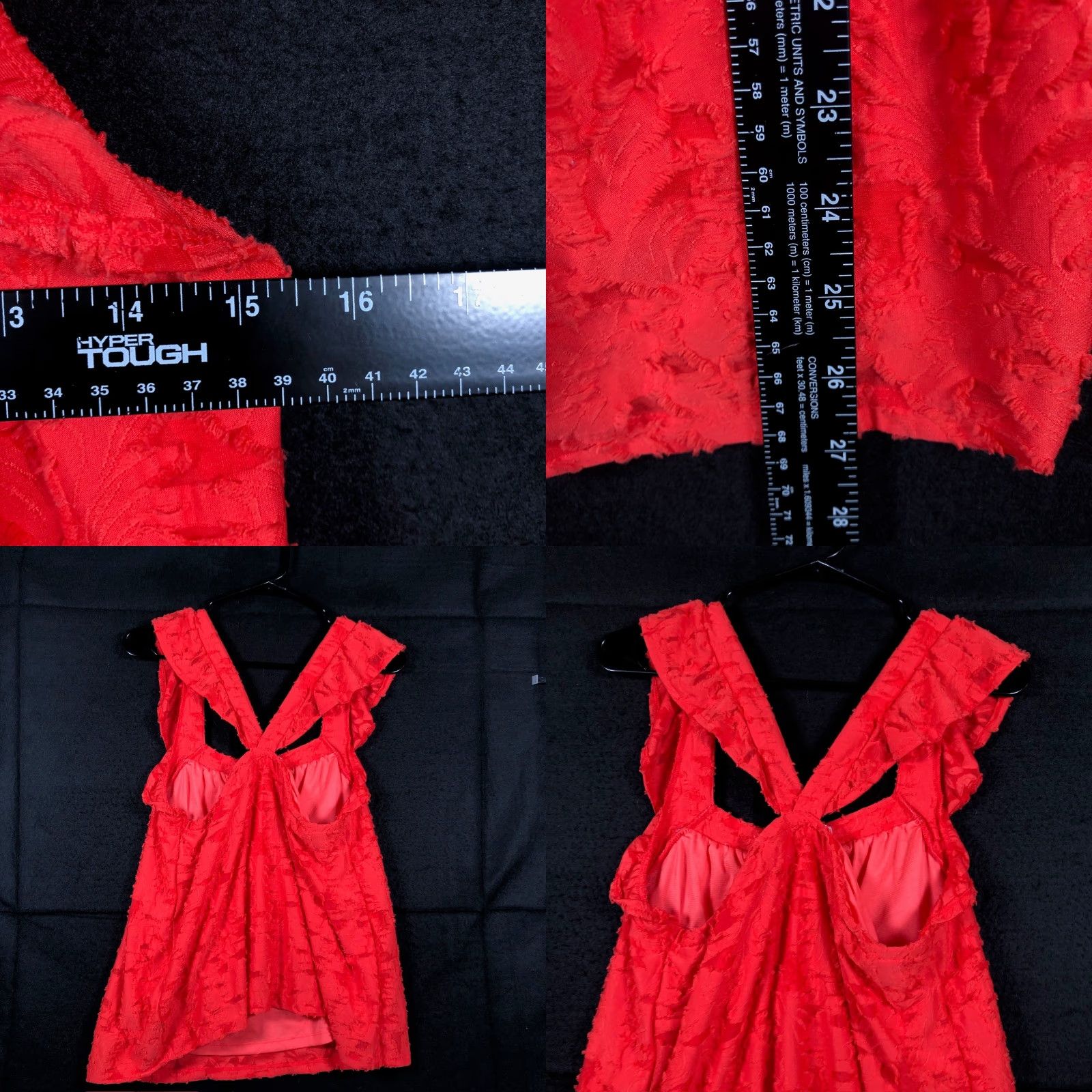 Lauren Conrad Lauren Conrad Womens Blouse Pink Coral Sleeveless Lined Ruffle Swing Halter Neck Casual Workwear Party/Cocktail 30 Day Returns Mens Women Girls Size L / US 10 / IT 46 - 8 Thumbnail