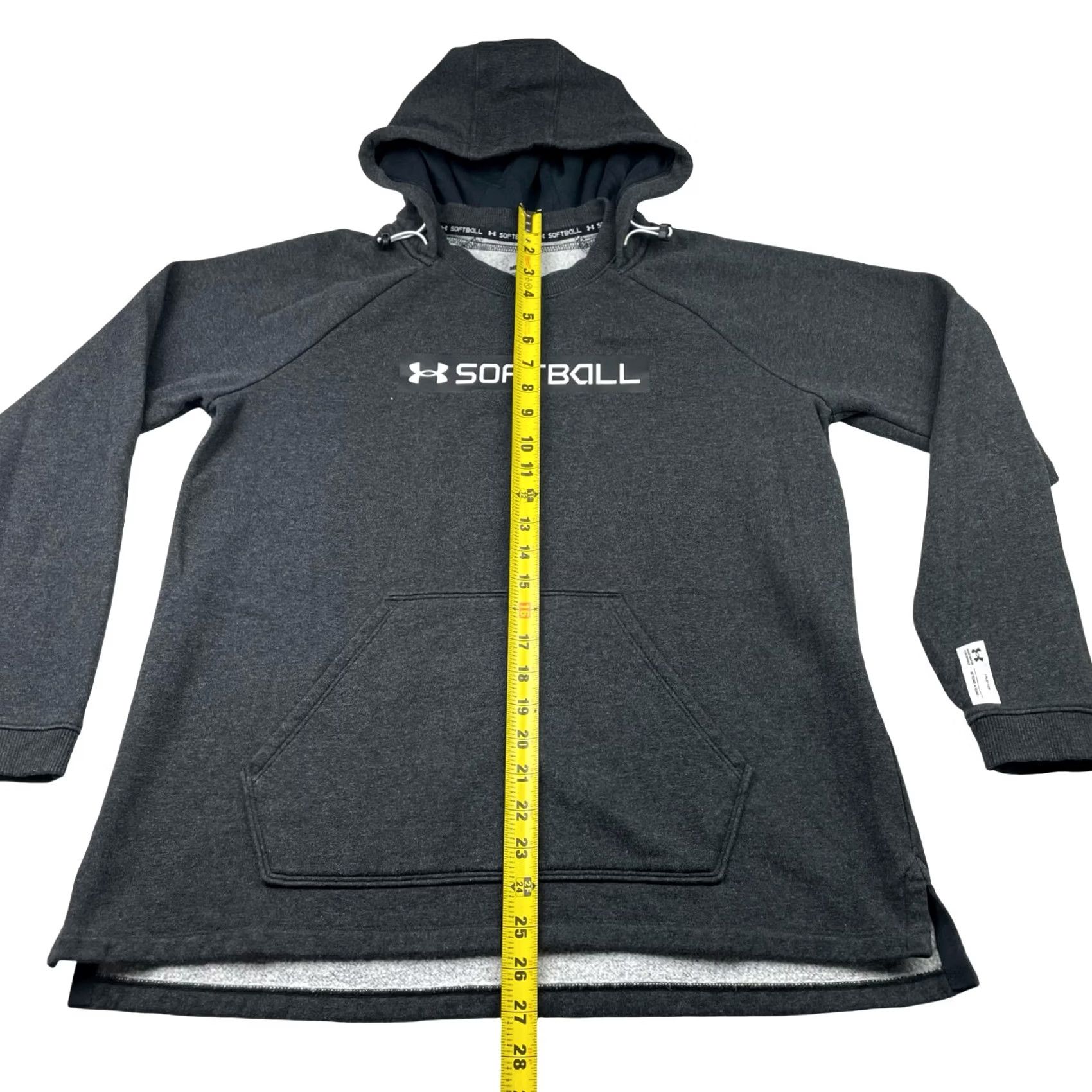 Under Armour Under Armour Men's Softball Pullover Hoodie Gray M Medium Gray Cotton, Polyester, Logo, Graphic Print, Hooded, Pullover, Regular Fit, Department Men Size US M / EU 48-50 / 2 - 6 Thumbnail