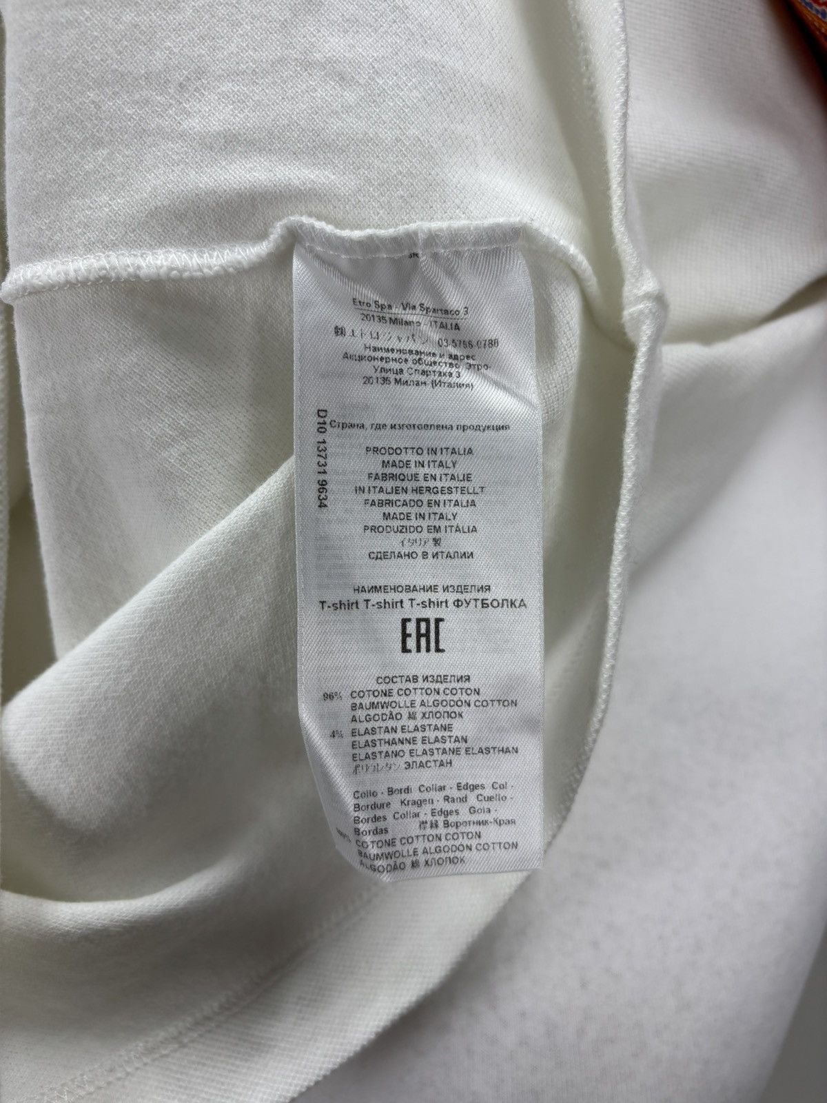Etro Womens t shirt ETRO Size 46 Color White Size L / US 10 / IT 46 - 12 Thumbnail
