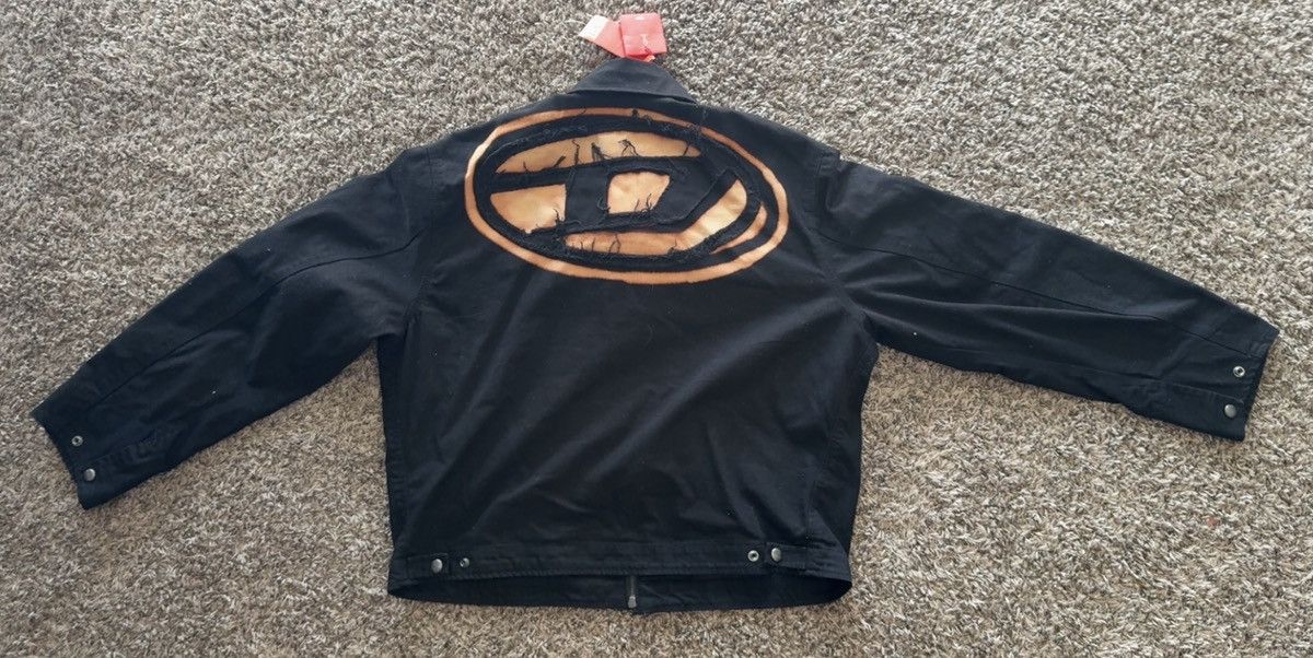Diesel Super rare Big Diesel D back logo cropped perfectly jacket Size US L / EU 52-54 / 3 - 2 Thumbnail