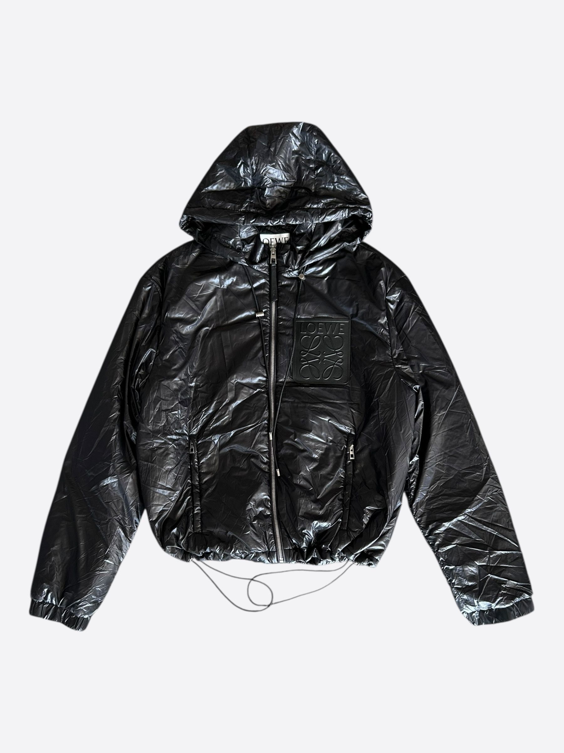 Loewe Loewe Black Anagram Padded Jacket Size US XL / EU 56 / 4 - 1 Thumbnail