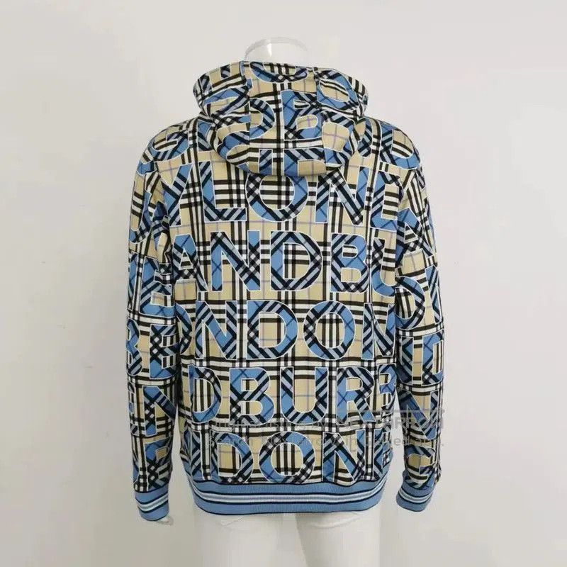 Burberry Burberry Men's Light Blue Cotton Hoodie. Size US S / EU 44-46 / 1 - 2 Thumbnail