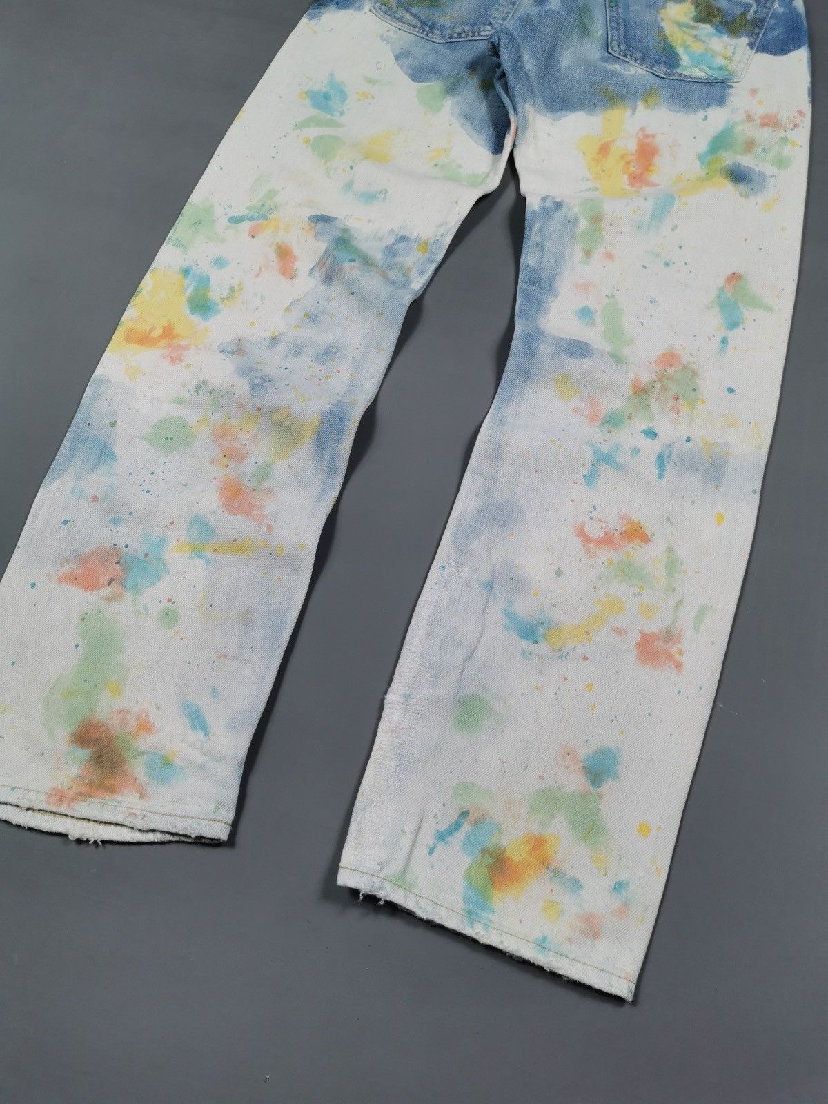 Japanese Brand RNA Japan Water Paint Denim Jeans Size US 30 / EU 46 - 8 Thumbnail