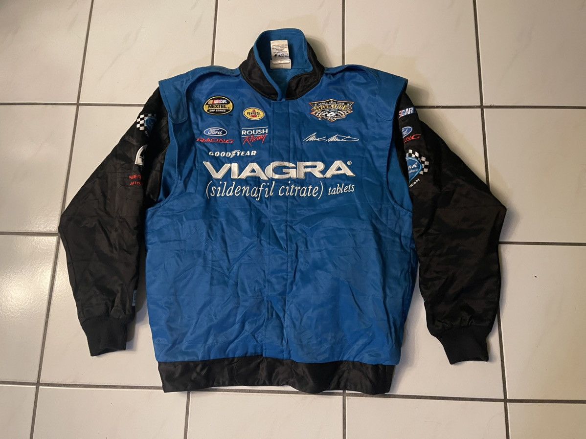 NASCAR × Vintage Mark Martin Viagra Jacket #6 Nascar Roush Racing  