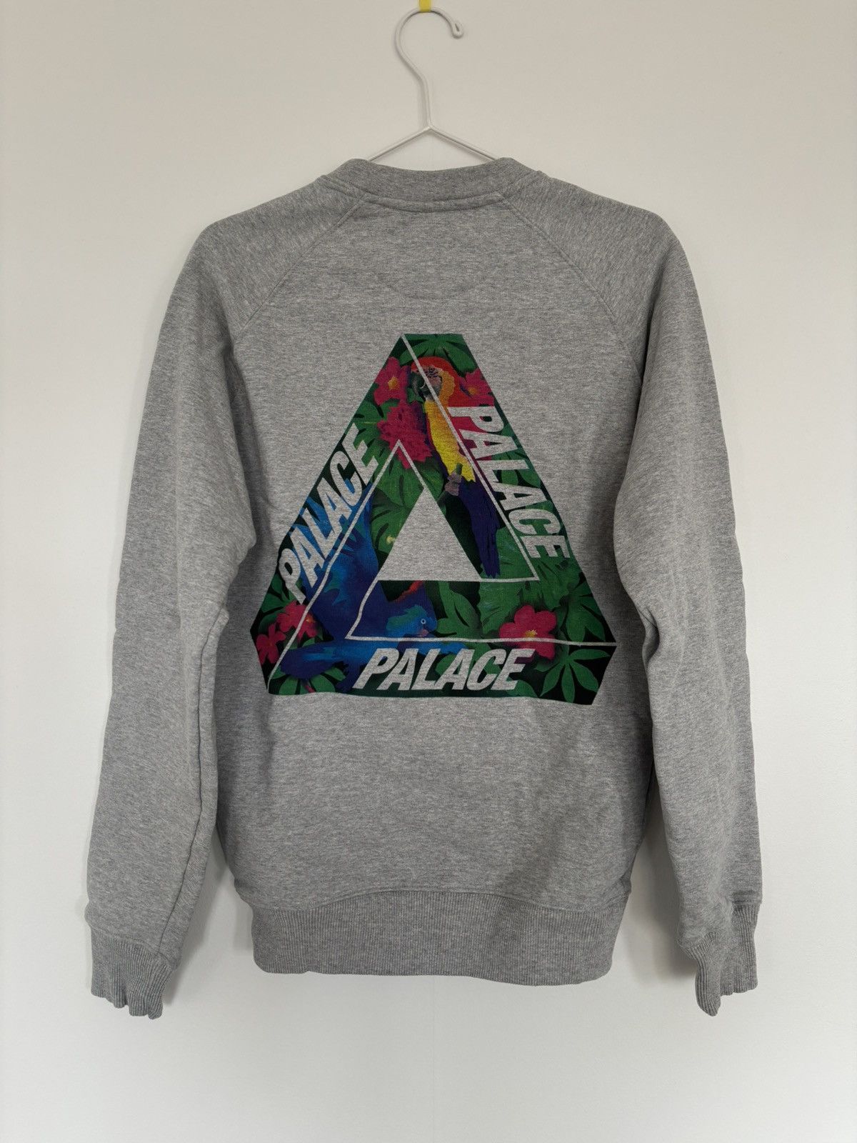 Palace Palace sweatshirt with tropical flower & parrot logo print Size US M / EU 48-50 / 2 - 1 Thumbnail