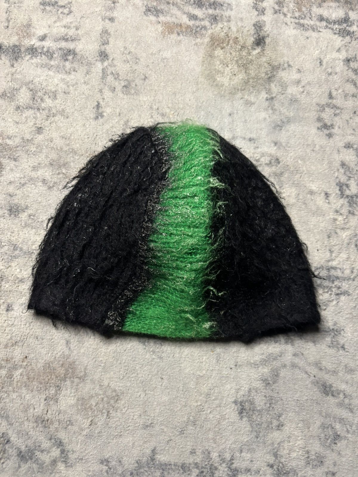 Prada Prada Fw07 Mohawk Mohair Beanie black/green Size ONE SIZE - 2 Thumbnail