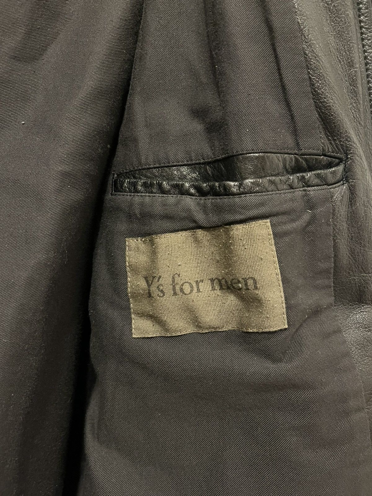 Yohji Yamamoto Y’s for men Yohji Yamamoto Leather Jacket Size US L / EU 52-54 / 3 - 7 Thumbnail
