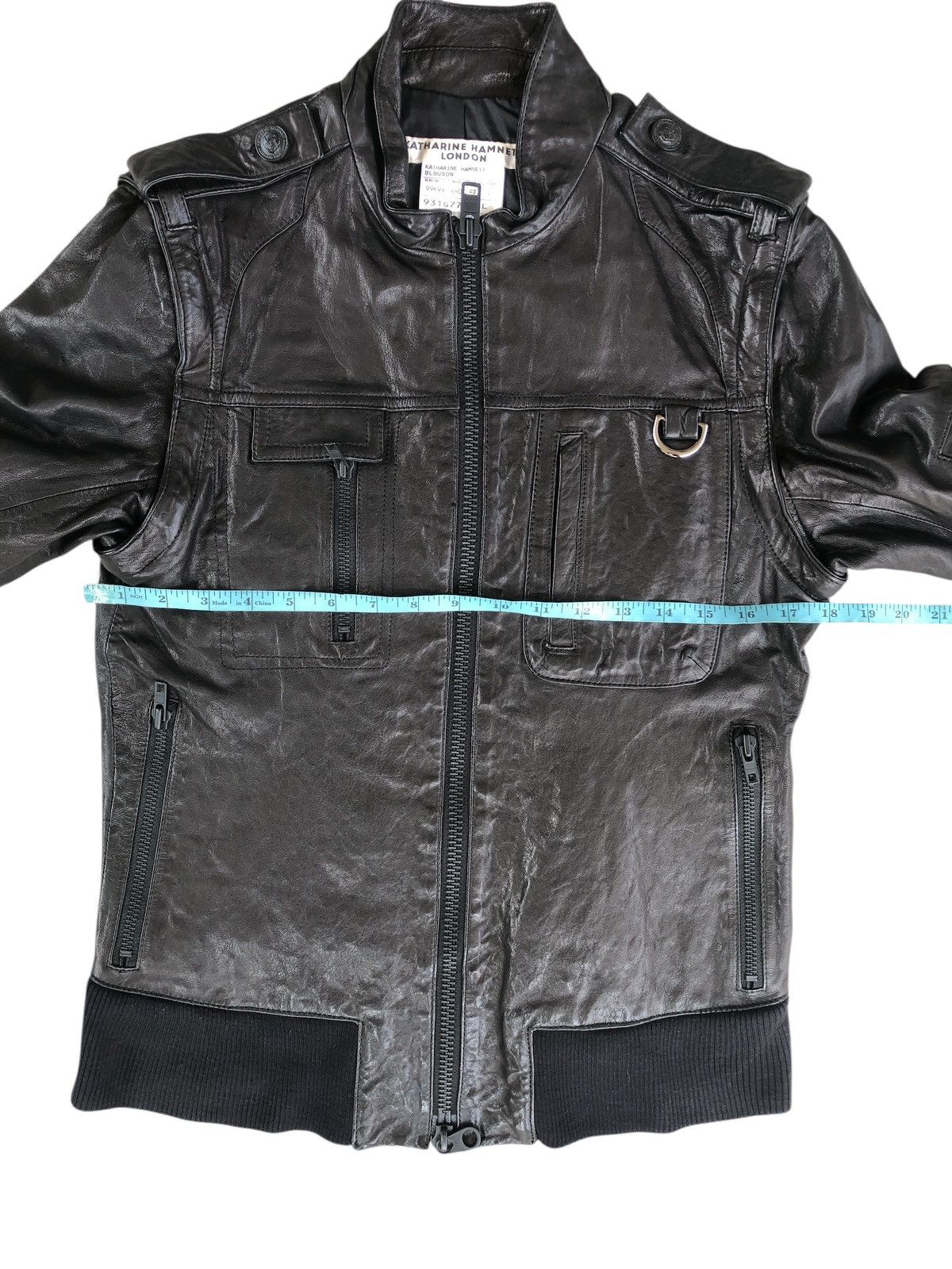 Katharine Hamnett London Katharine Hamnett London Leather Jacket Size US M / EU 48-50 / 2 - 22 Thumbnail