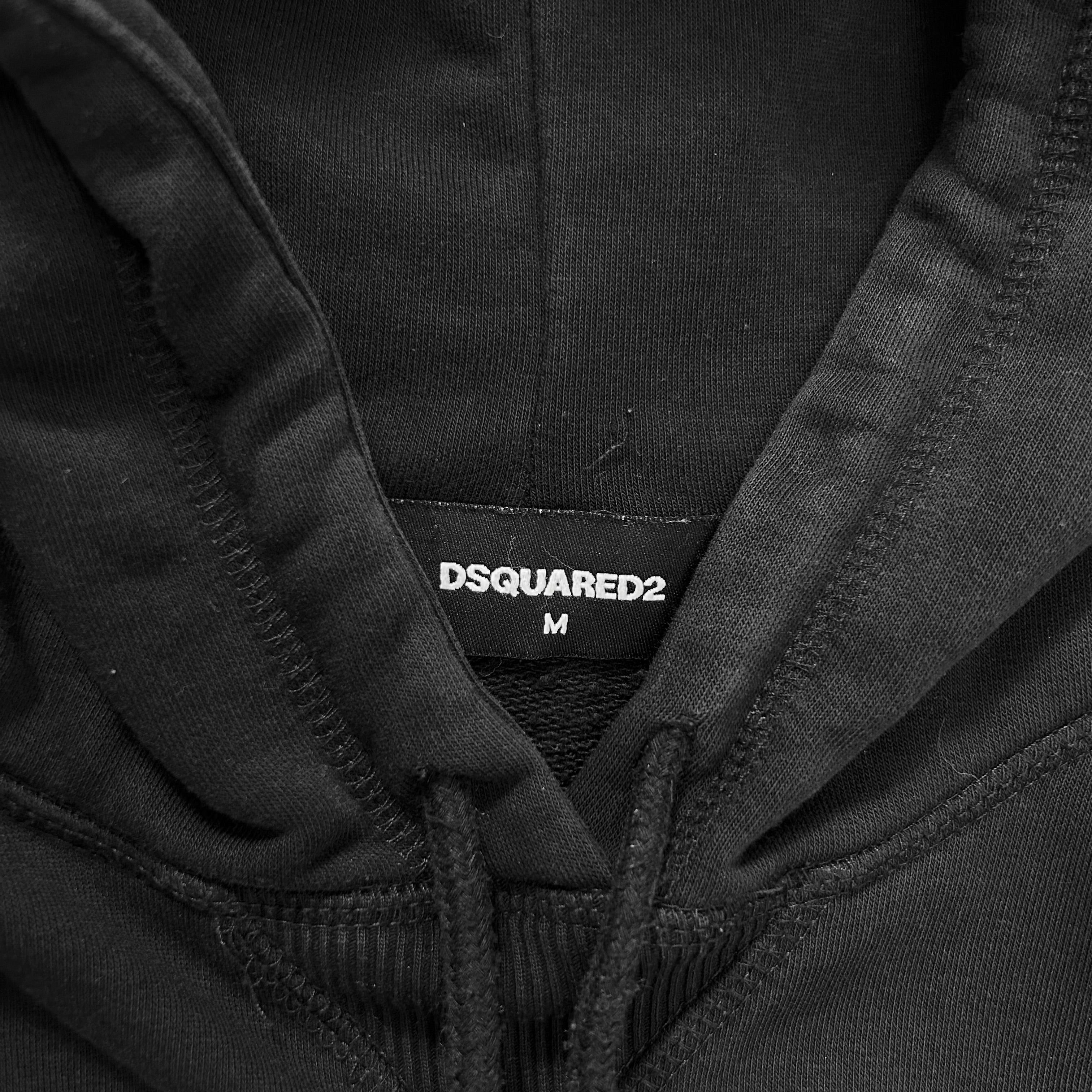 Dsquared2 Dsquared2 Western Graphic Black Hoodie Size US XS / EU 42 / 0 - 4 Thumbnail