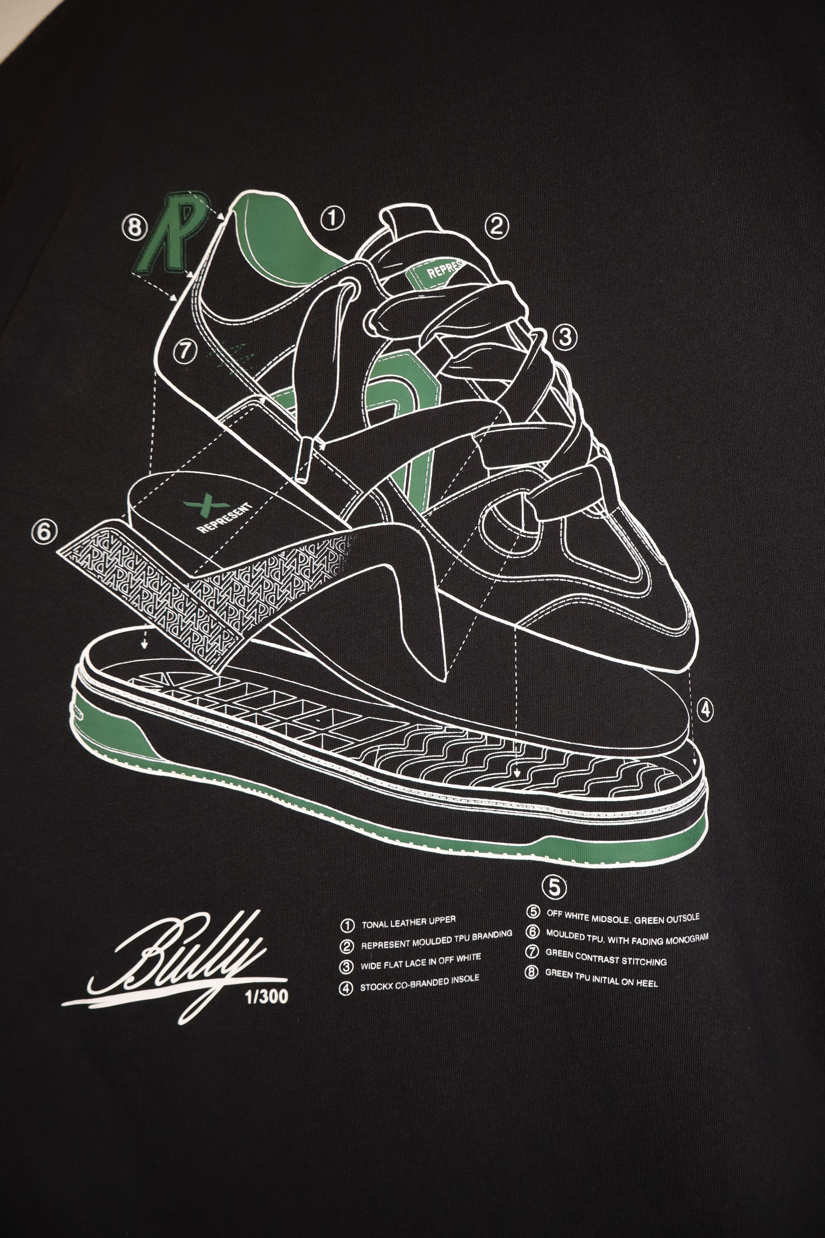 Represent Clo. Capsule collection "Bully" sneaker ltd edition t-shirt Size US L / EU 52-54 / 3 - 7 Thumbnail