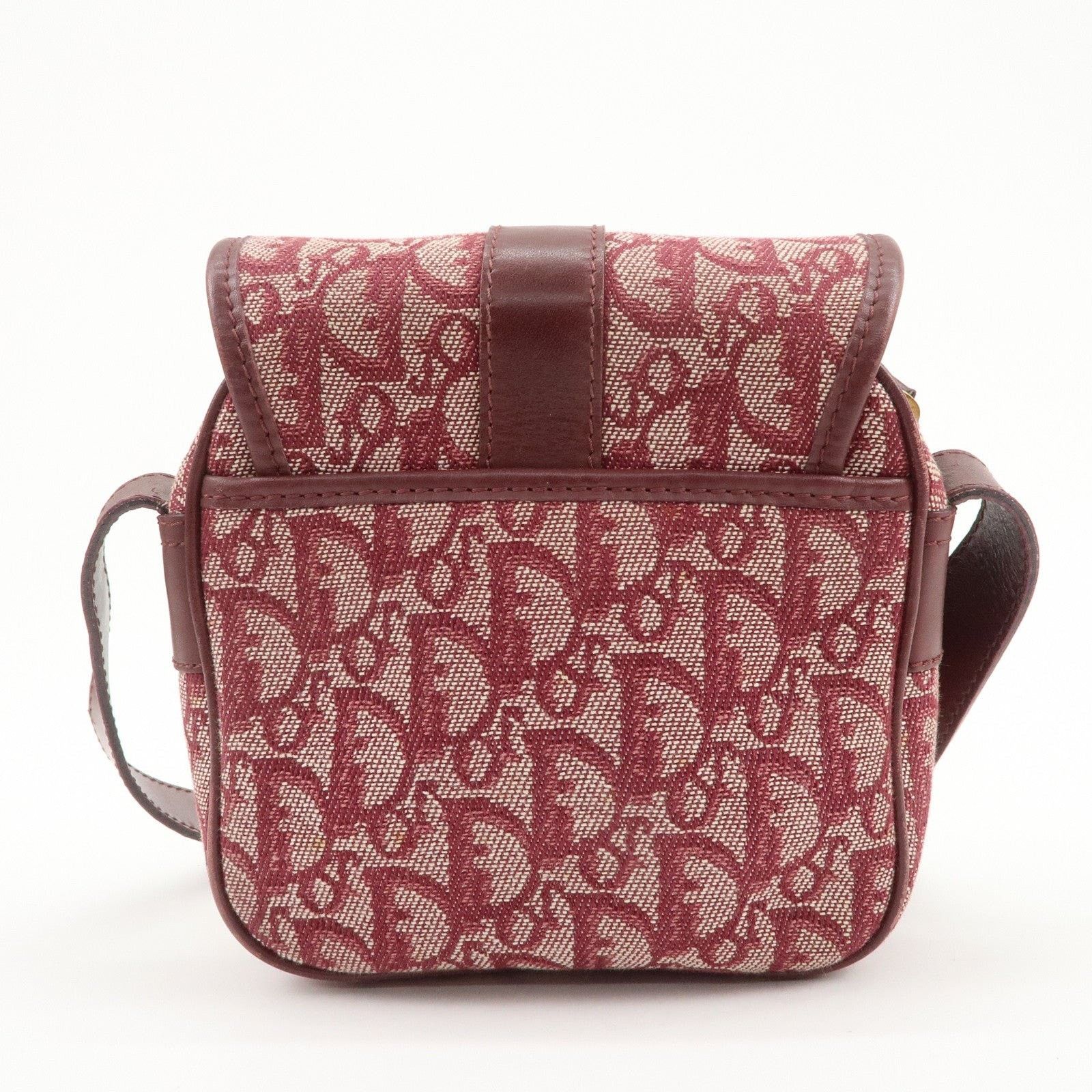 Christian Dior Monsieur Christian Dior Trotter Jacquard Leather Shoulder Bag Size ONE SIZE - 2 Thumbnail