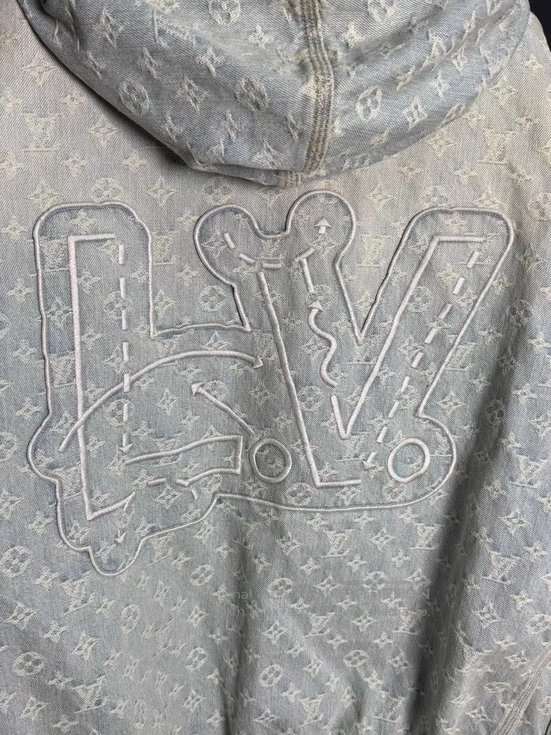 Louis Vuitton Louis Vuitton NBA Co-Branded Denim Jacket Size US M / EU 48-50 / 2 - 6 Thumbnail