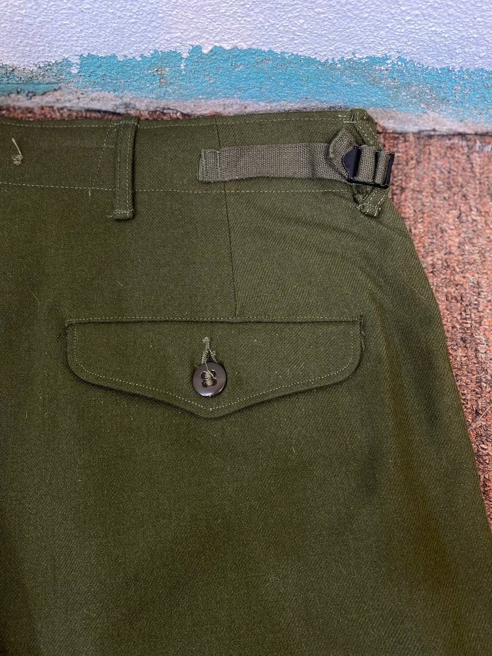 Vintage vintage military wool pants talon zipper Size US 40 / EU 56 - 4 Thumbnail