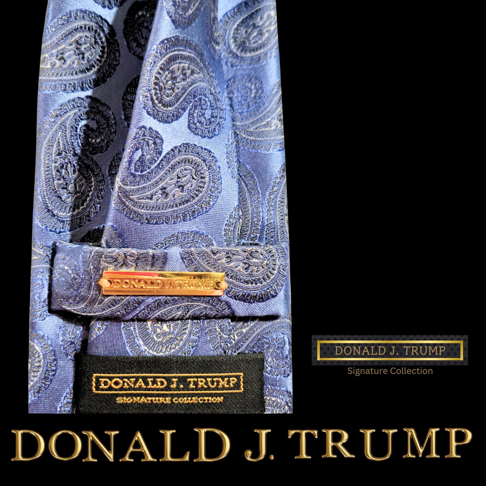 Designer Donald Trump Collection Necktie Silk w/ Tie Gift Box NEW Size ONE SIZE - 2 Thumbnail