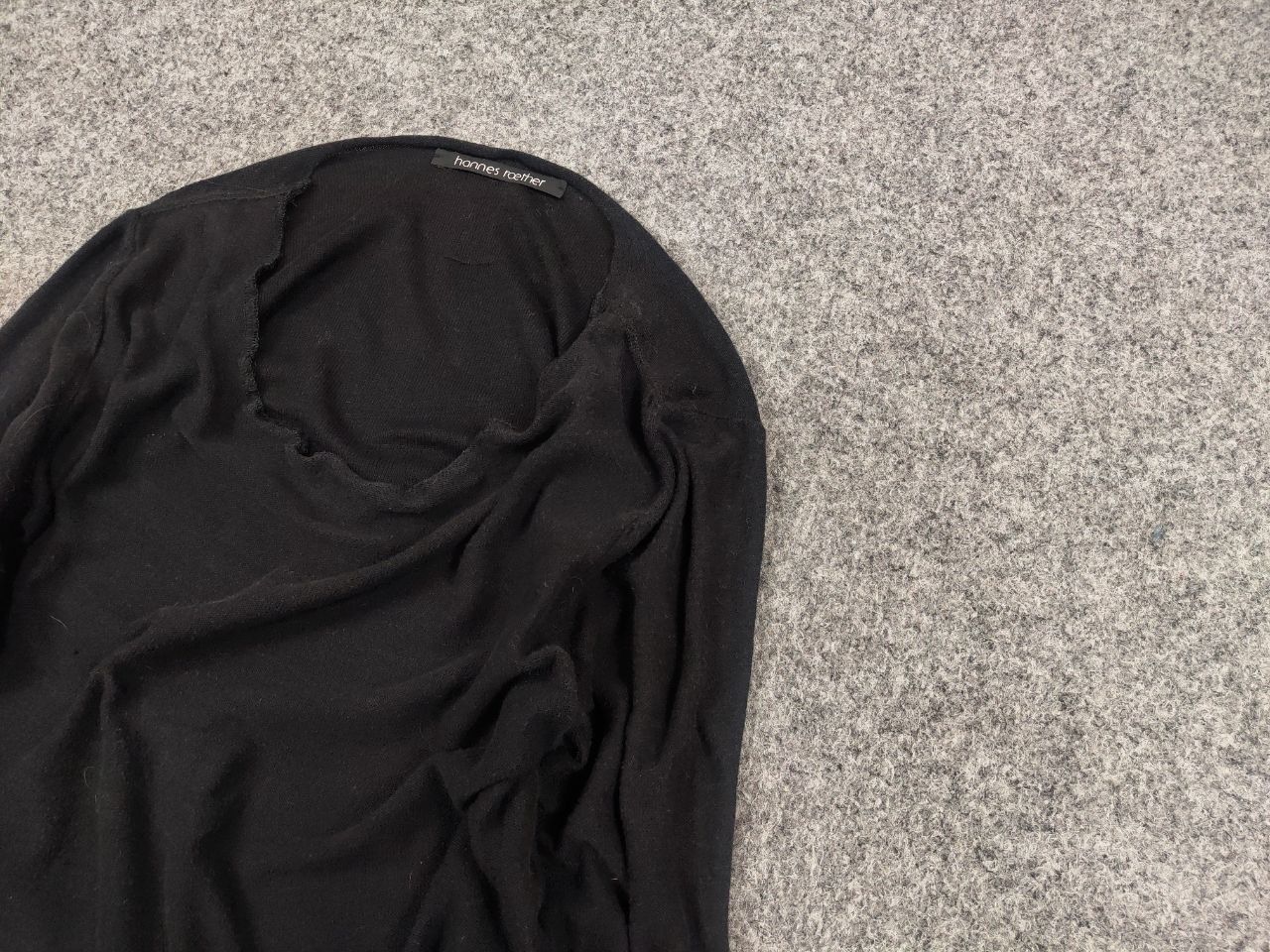 hannes roether Hannes Roether Design Black Lienne blend Light Long Sleeve Size S / US 4 / IT 40 - 4 Thumbnail