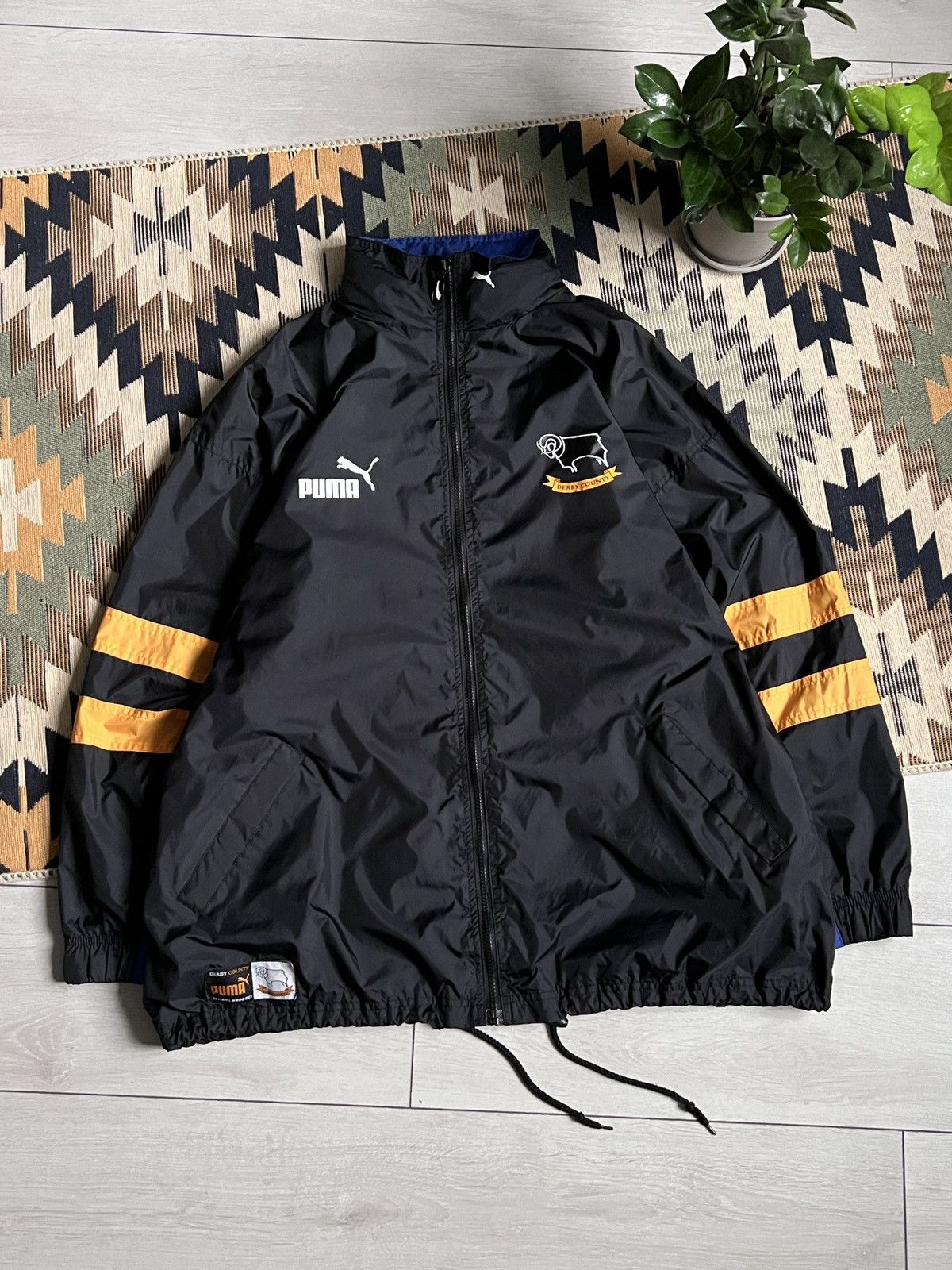 Puma RARE❗️Vintage Puma Derby County 1995-97 Training Jacket Size US XL / EU 56 / 4 - 6 Thumbnail