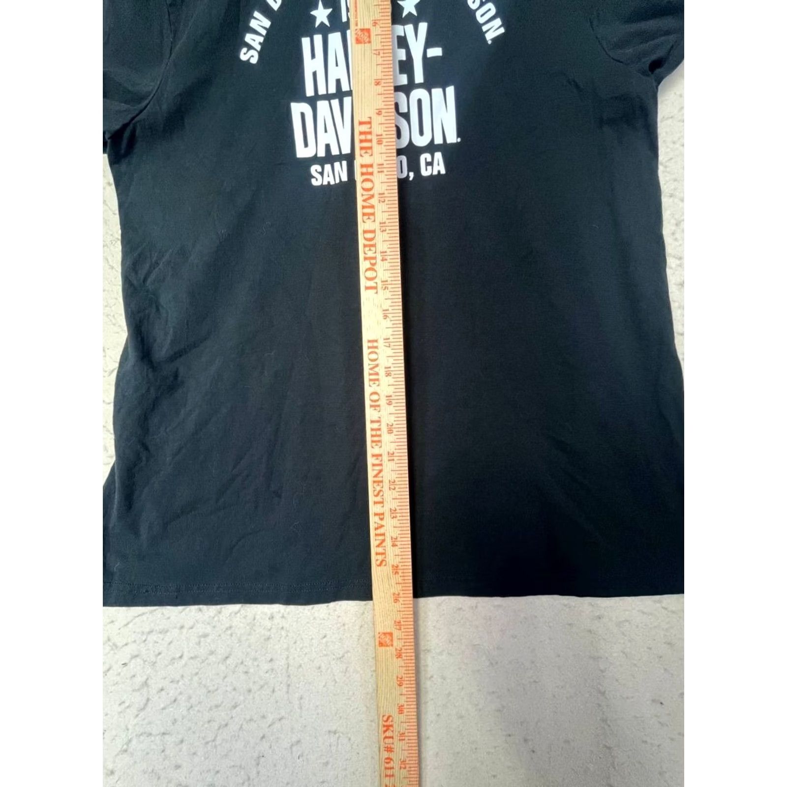 Harley Davidson Harley-Davidson Women Graphic Tee Shirt Short Sleeve 2XL Black Size XXL / US 16-18 / IT 52-54 - 3 Thumbnail