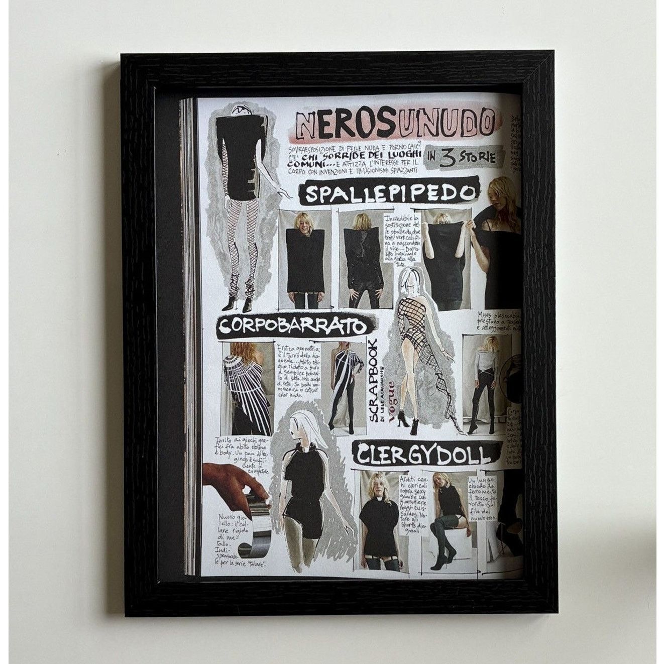 Maison Margiela × Vintage Maison Margiela Archive Fashion photo framed 9x12 Size ONE SIZE - 1 Thumbnail