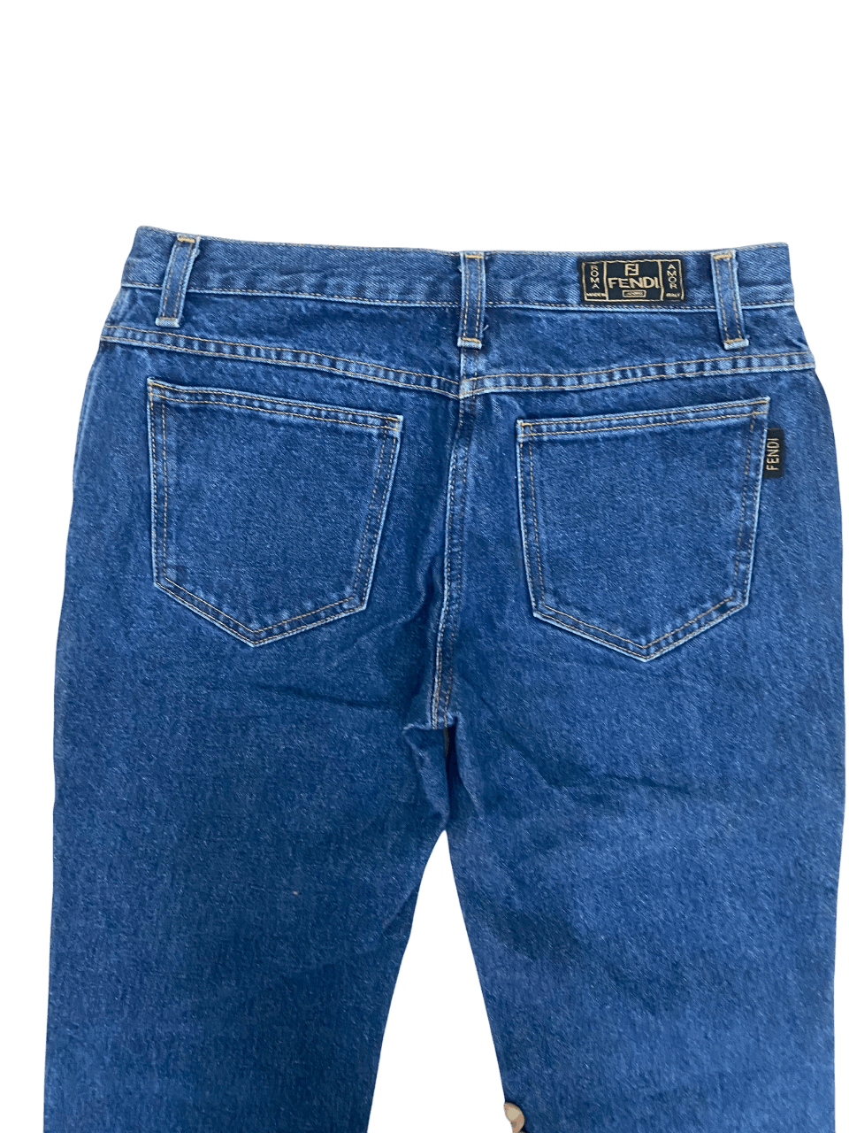 Fendi Fendi Blue Denim Made in Italy Size 30" / US 8 / IT 44 - 3 Thumbnail