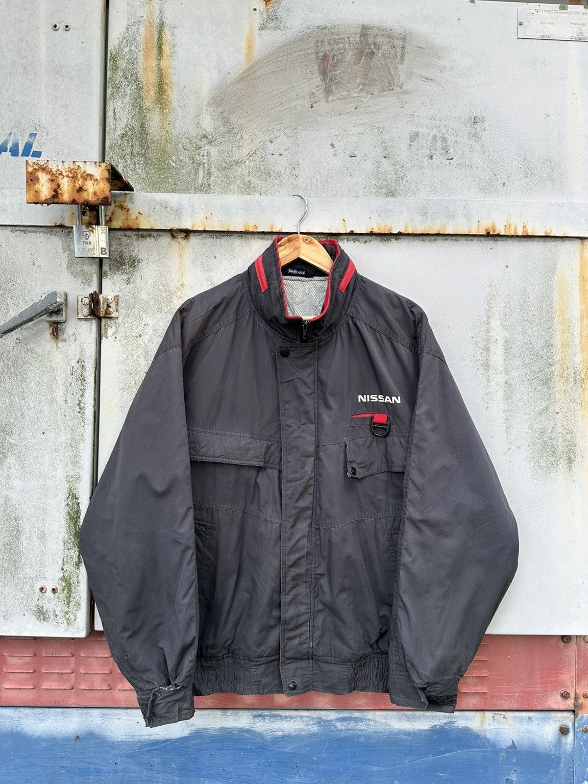 Vintage 👹Vintage Nissan Bomber Jacket Size US L / EU 52-54 / 3 - 2 Thumbnail