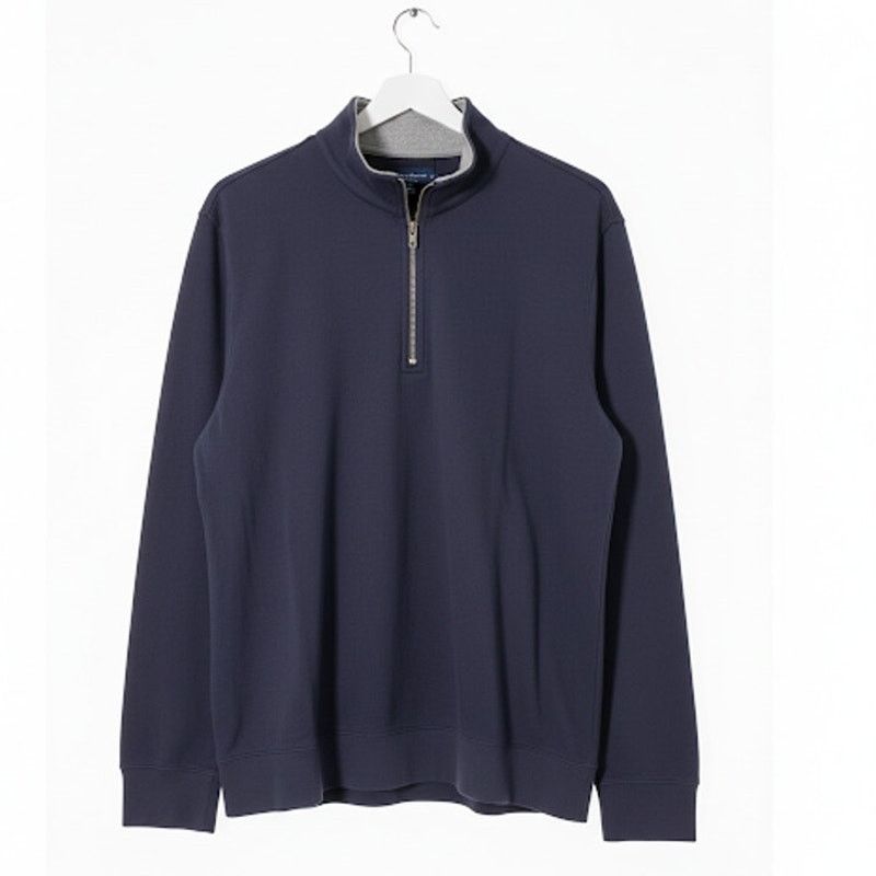 Brooks Brothers Brooks Brothers Men's Navy 1/4 Zip · Supima Cotton Large Size US L / EU 52-54 / 3 - 1 Thumbnail