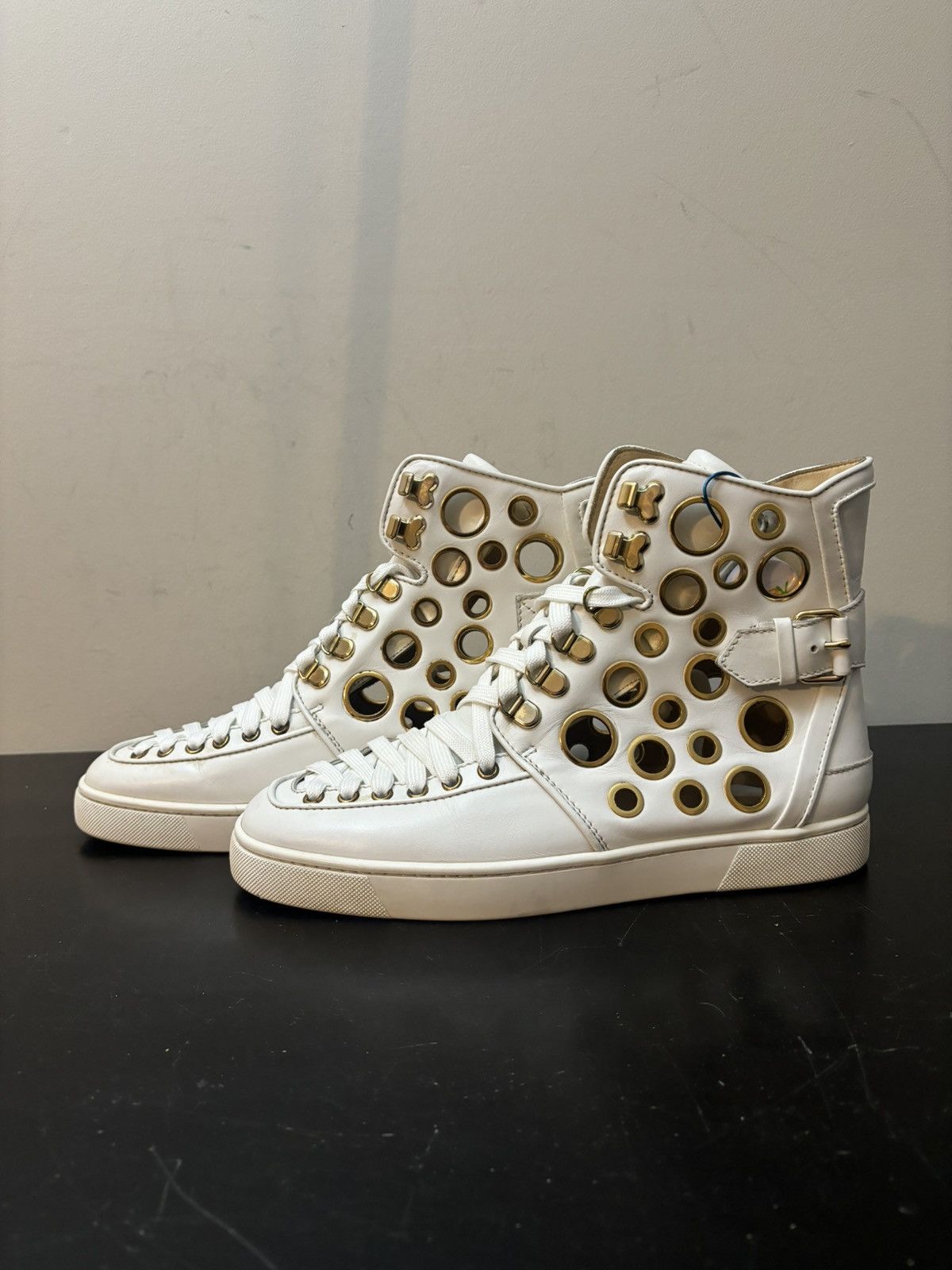 Christian Louboutin Christian Louboutin Red Bottom Alfibully Leather Sneakers Size US 9.5 / EU 42-43 - 1 Thumbnail