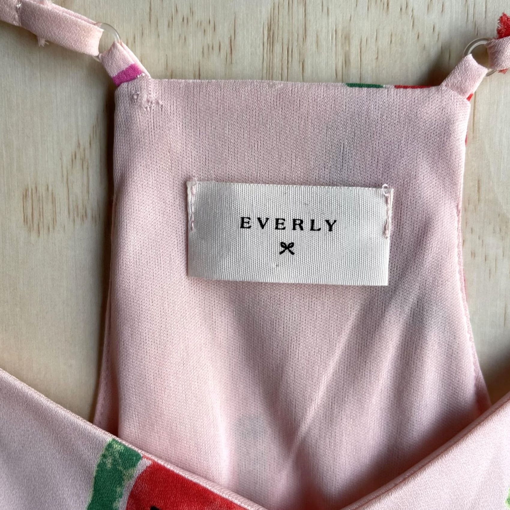 Vintage Everly Womens Small Pink Watermelon Print Sundress Size S / US 4 / IT 40 - 2 Thumbnail