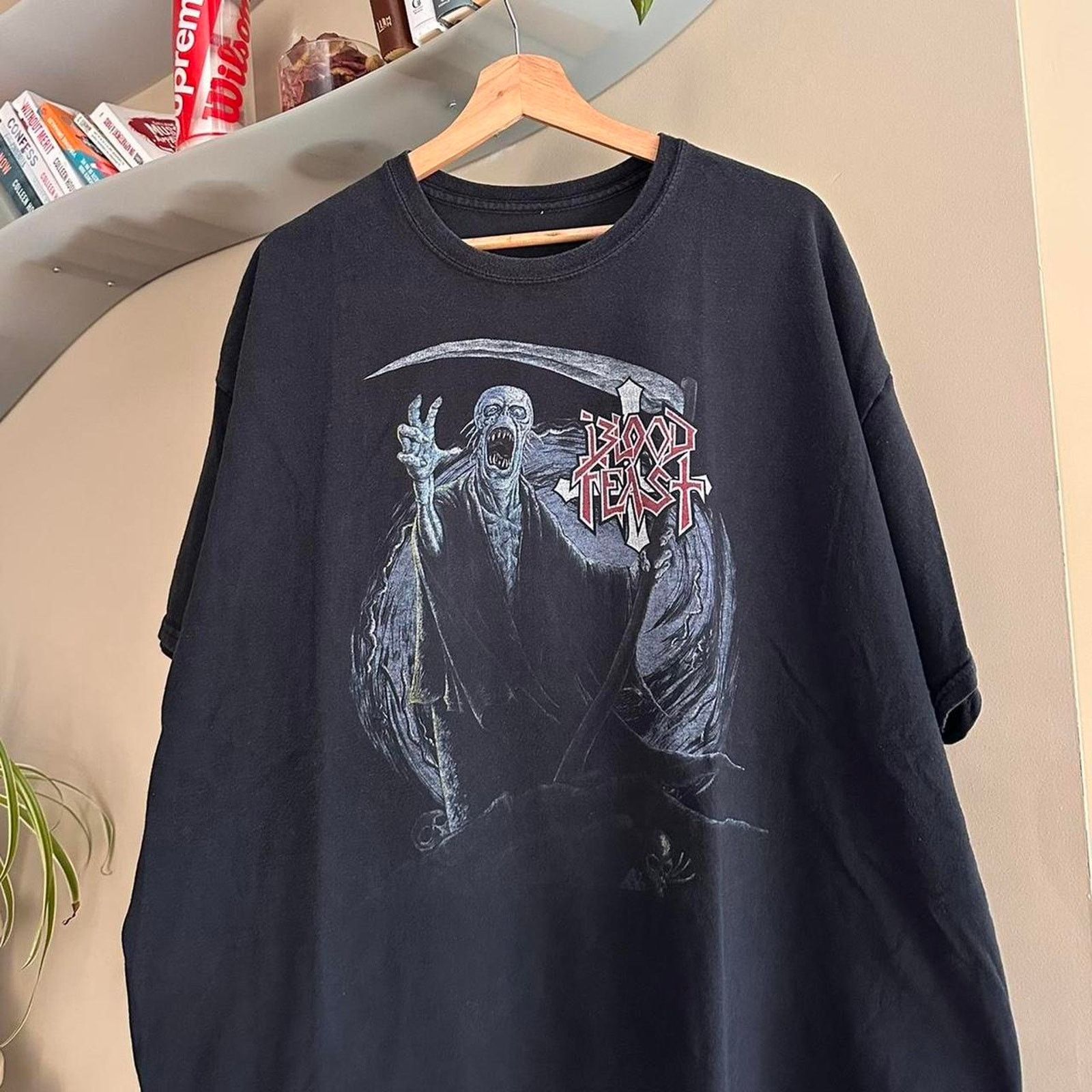 Vintage Vintage Y2K Blood Feast Shirt Size US XL / EU 56 / 4 - 2 Thumbnail