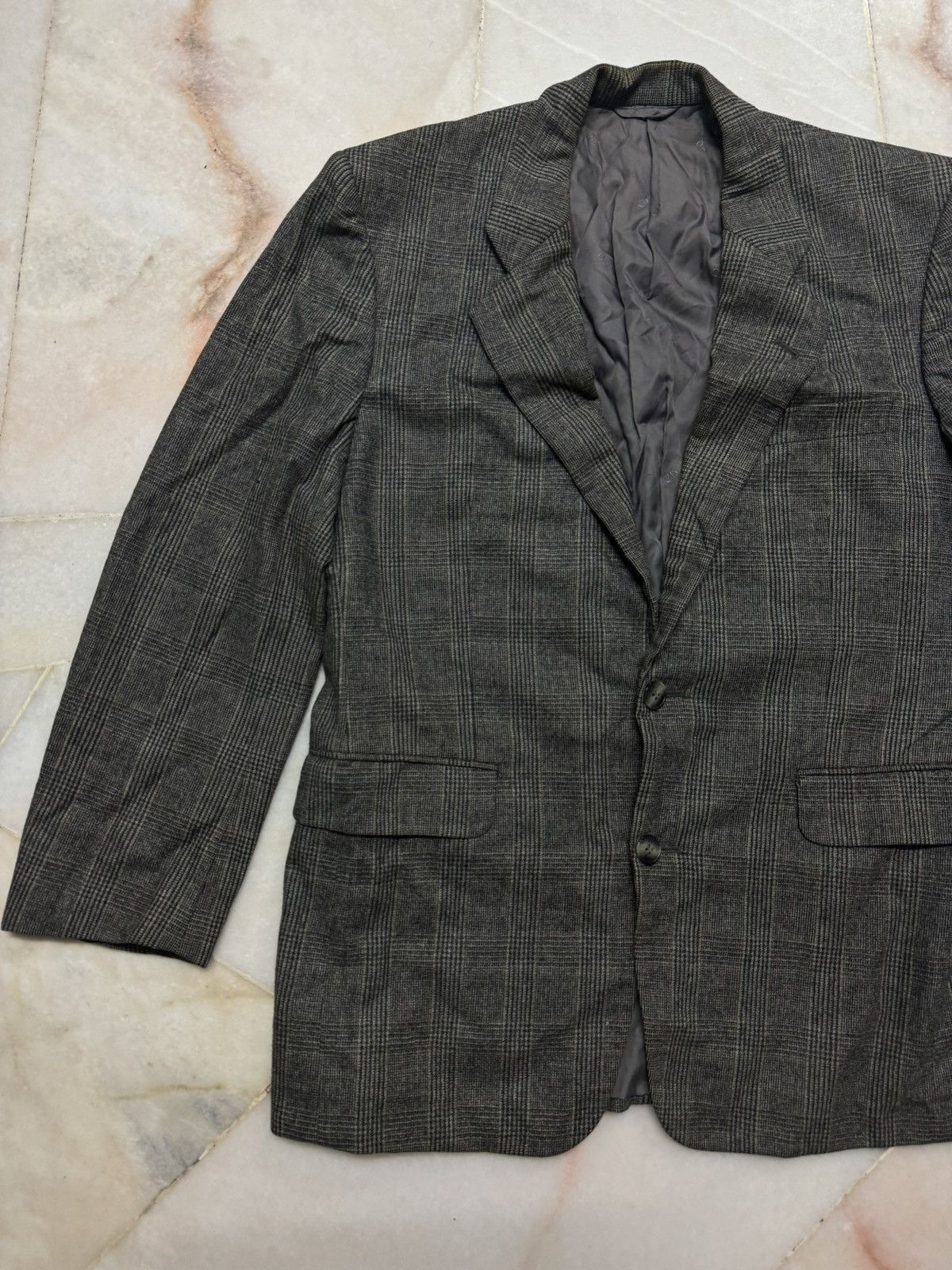 Christian Dior Monsieur BLAZER CHRISTIAN DIOR PRET-A-PORTER PLAID Size 36R - 3 Thumbnail
